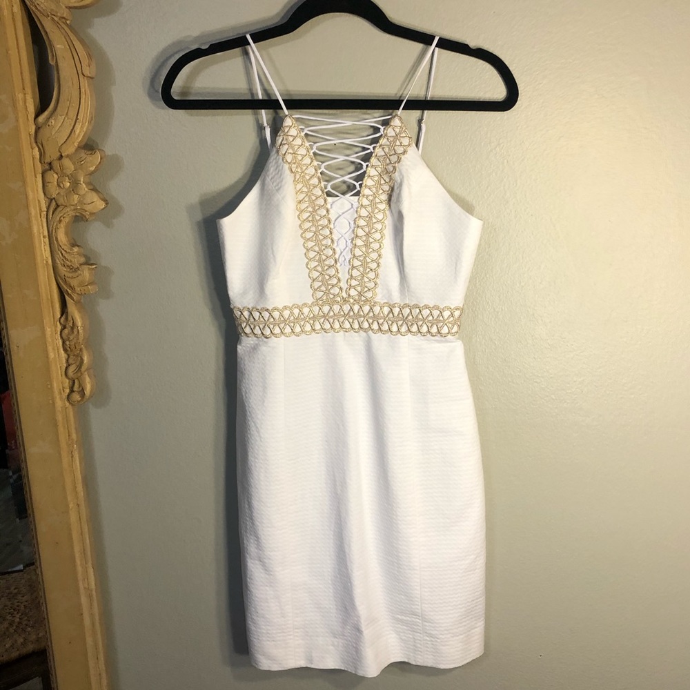 NWT- Lilly Pulitzer -Trista Shift, in Resort White